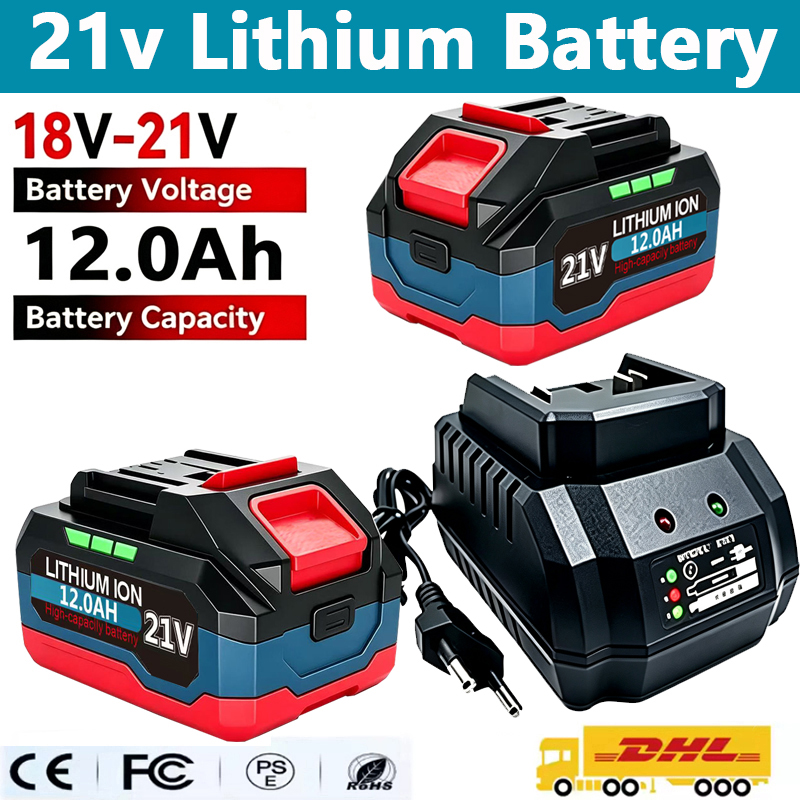 Makita Drill Ddf484 - Batterie 21V d'origine pour clé à