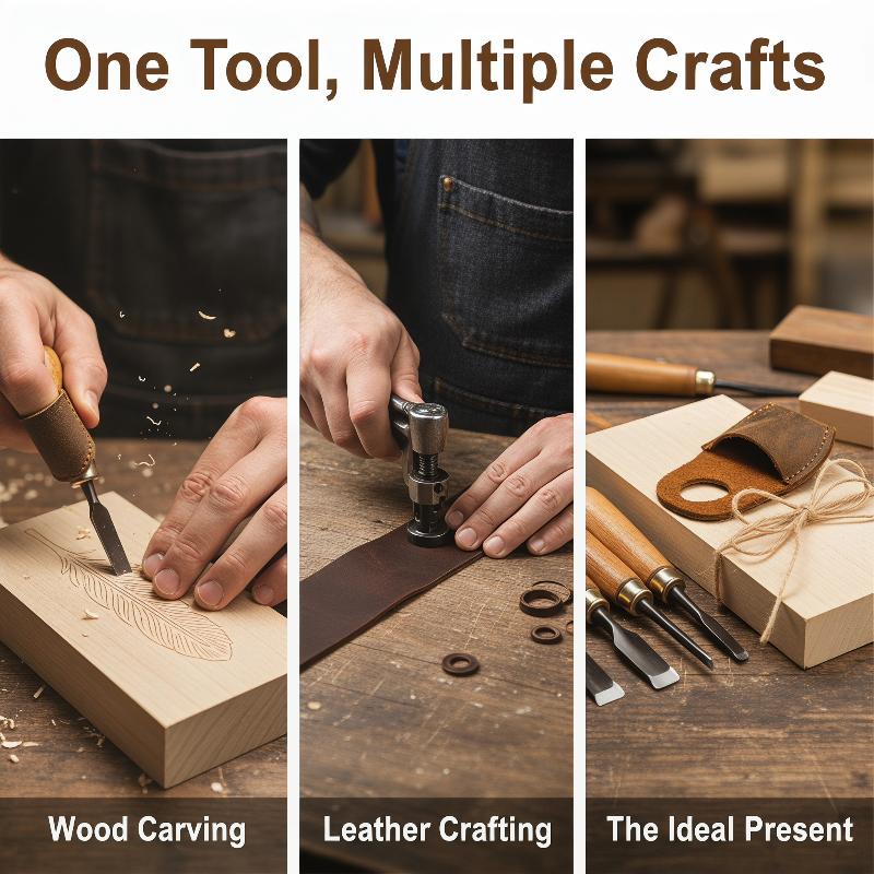 Woodworking Kitchen Projects - Protège-doigts en cuir de vachette pour