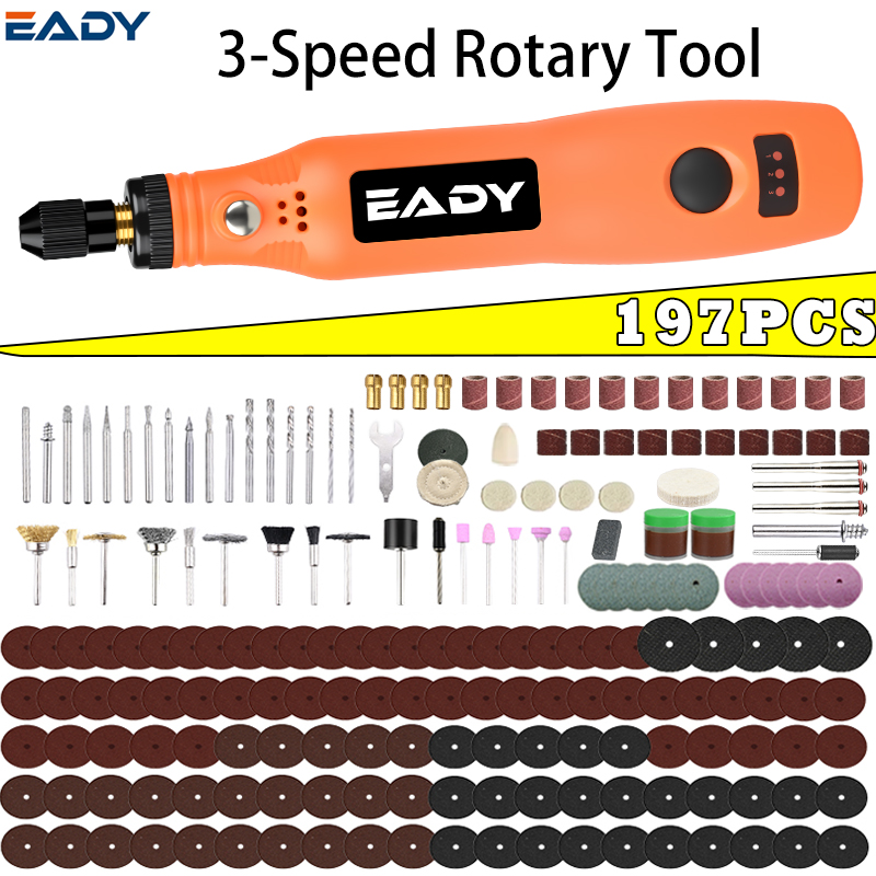 Woodworking Power Tools - Kit d'outils rotatifs sans fil USB