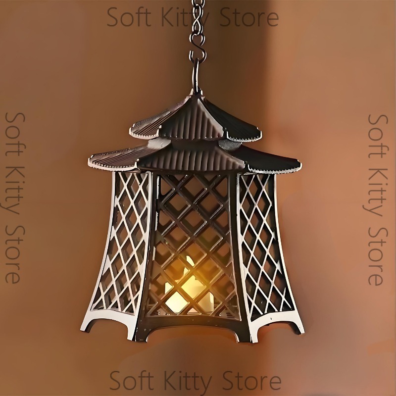 Zen Woodworking - Lampe en fonte, chandelier creux, décoration