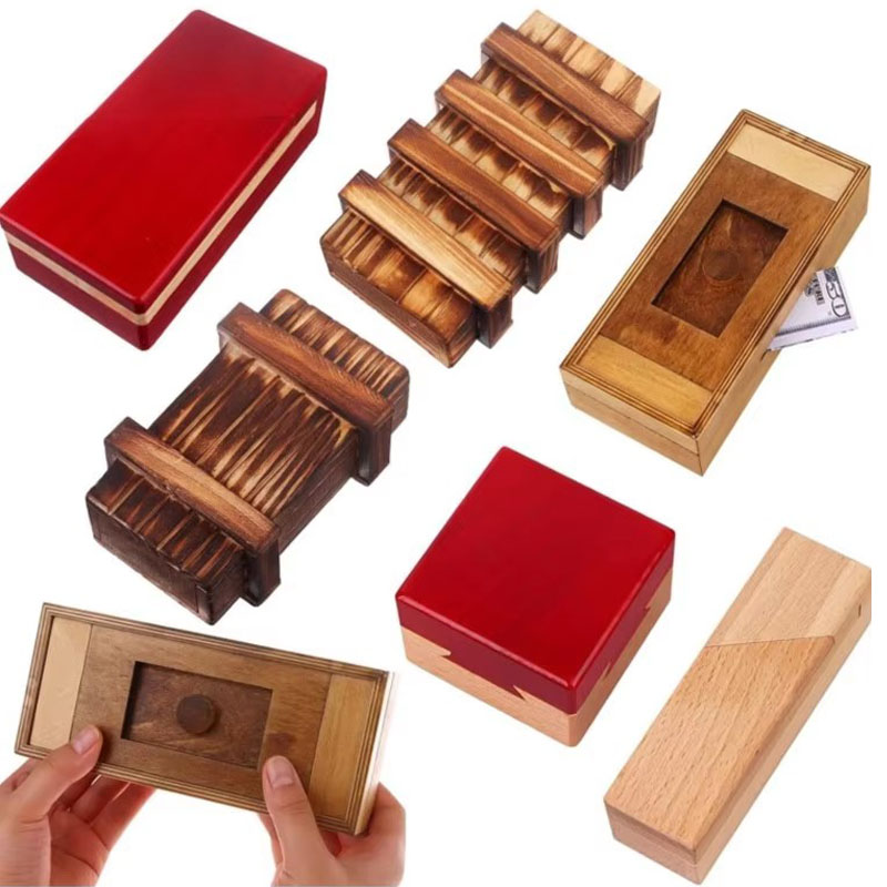 Woodworking Game - Boîte à puzzle en bois avec
