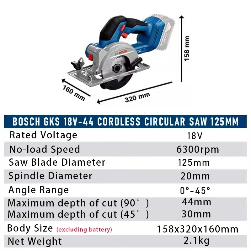 Scie circulaire sans fil Bosch - Woodworking Power Tools avis et prix