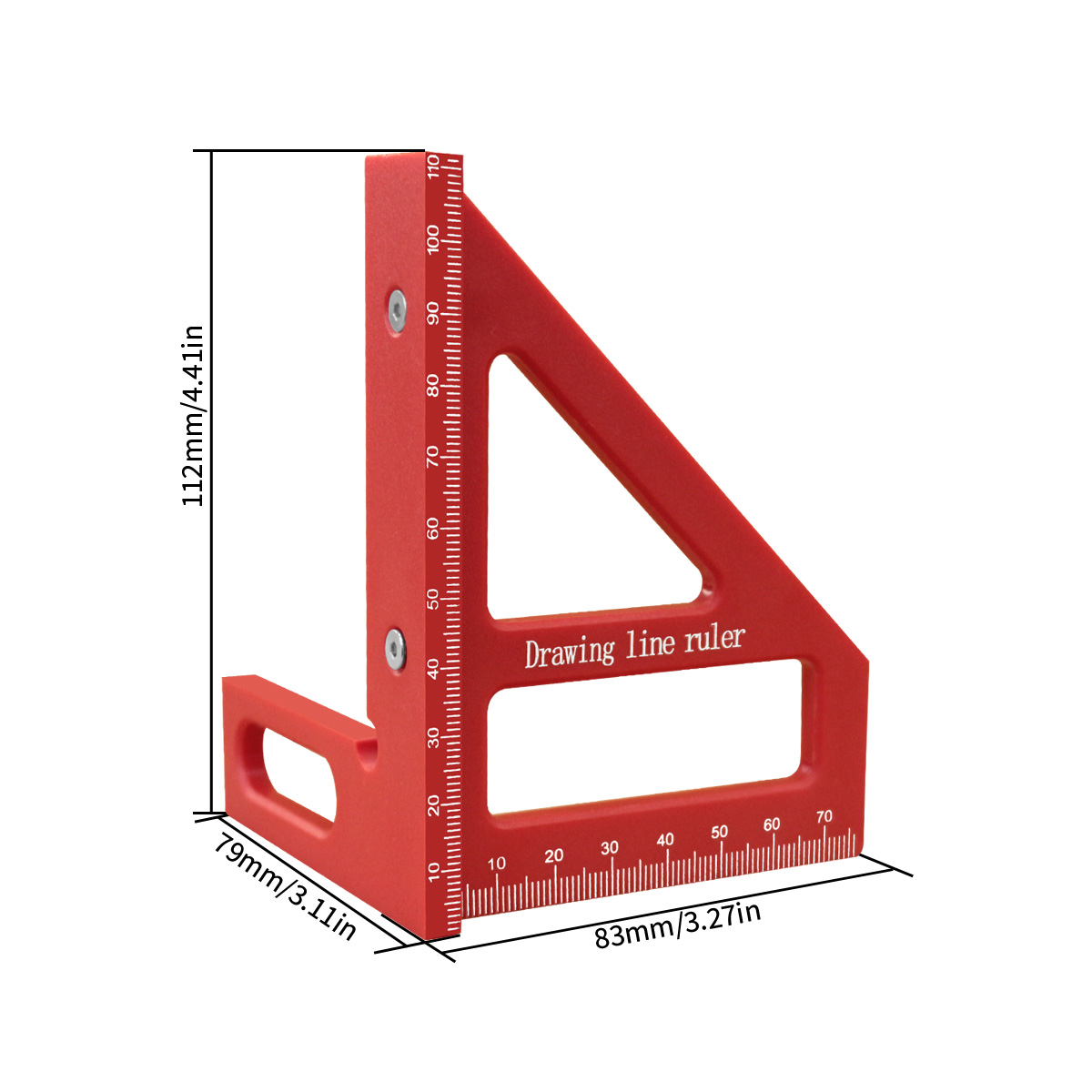 45 ° /90 °   Règle de Style pl - Woodworking Project Plans avis et prix