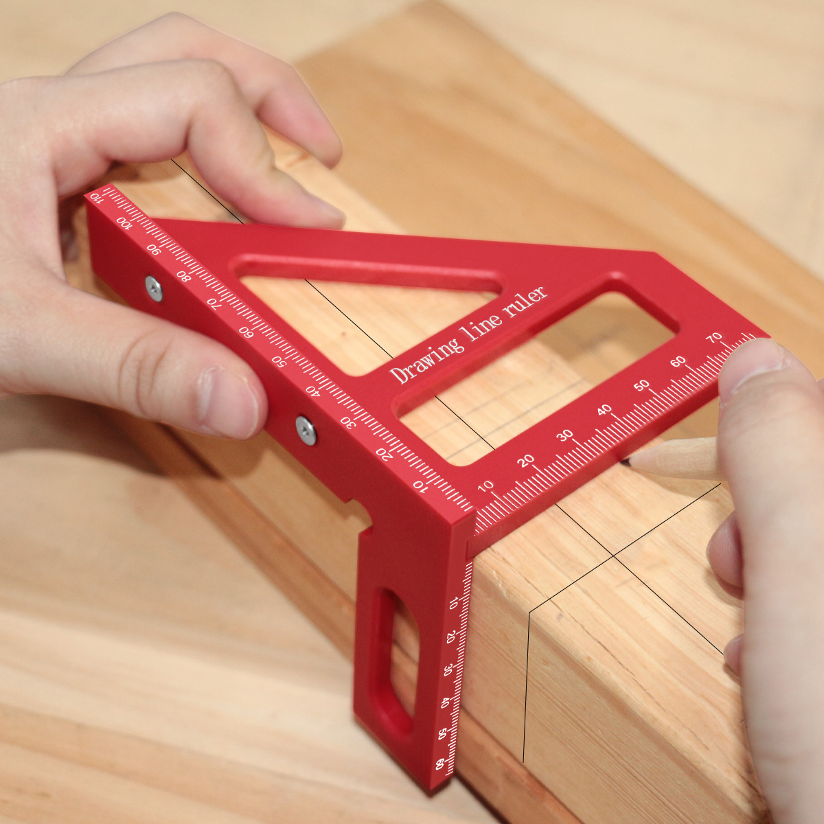 45 ° /90 °   Règle de Style pl - Woodworking Project Plans avis et prix