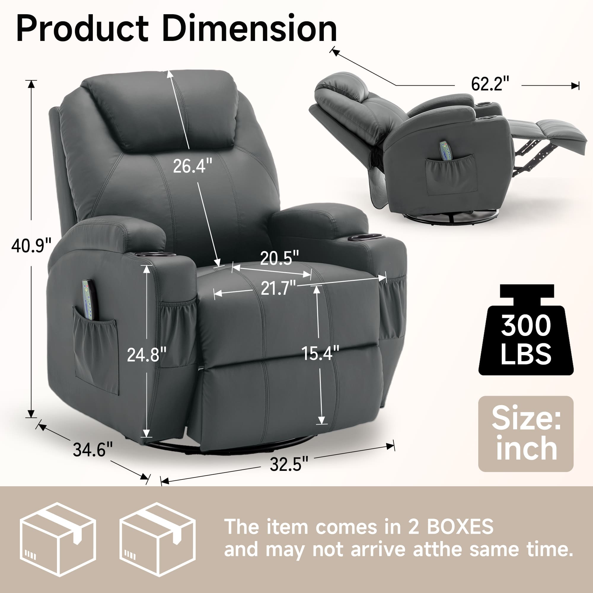 Fauteuil inclinable avec massa - Woodworking Veneer avis et prix