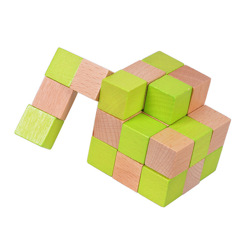Cube serpent en bois Puzzle IQ - Woodworking Game avis et prix