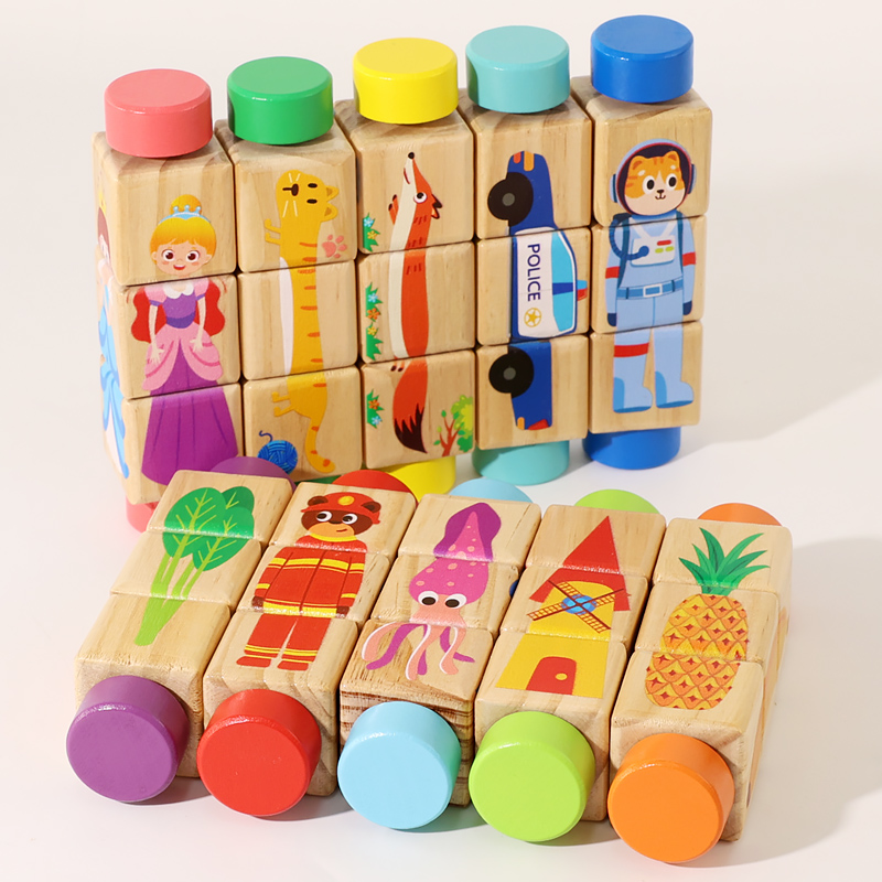 Puzzle rotatif en bois pour bé - Woodworking Game avis et prix