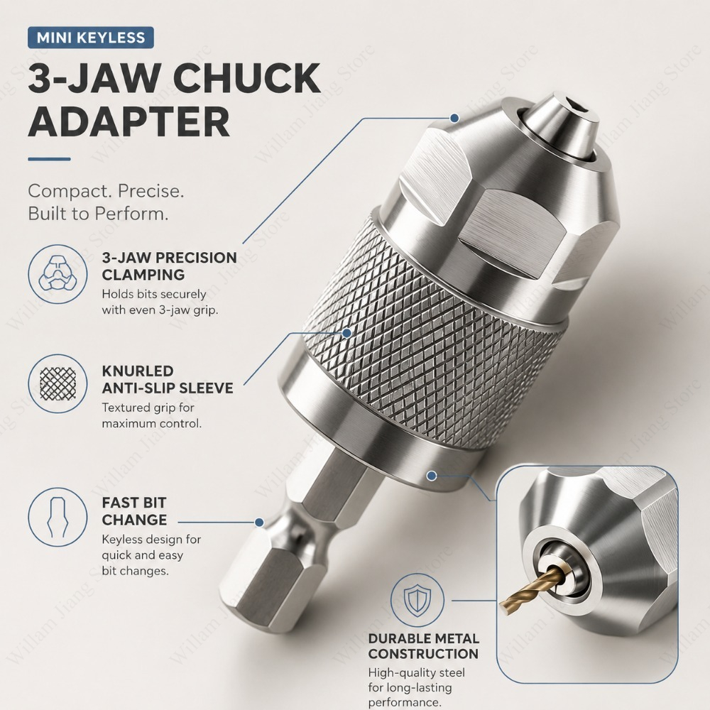 Adaptateur de mandrin à 3 mors - Woodworking Power Tools avis et prix