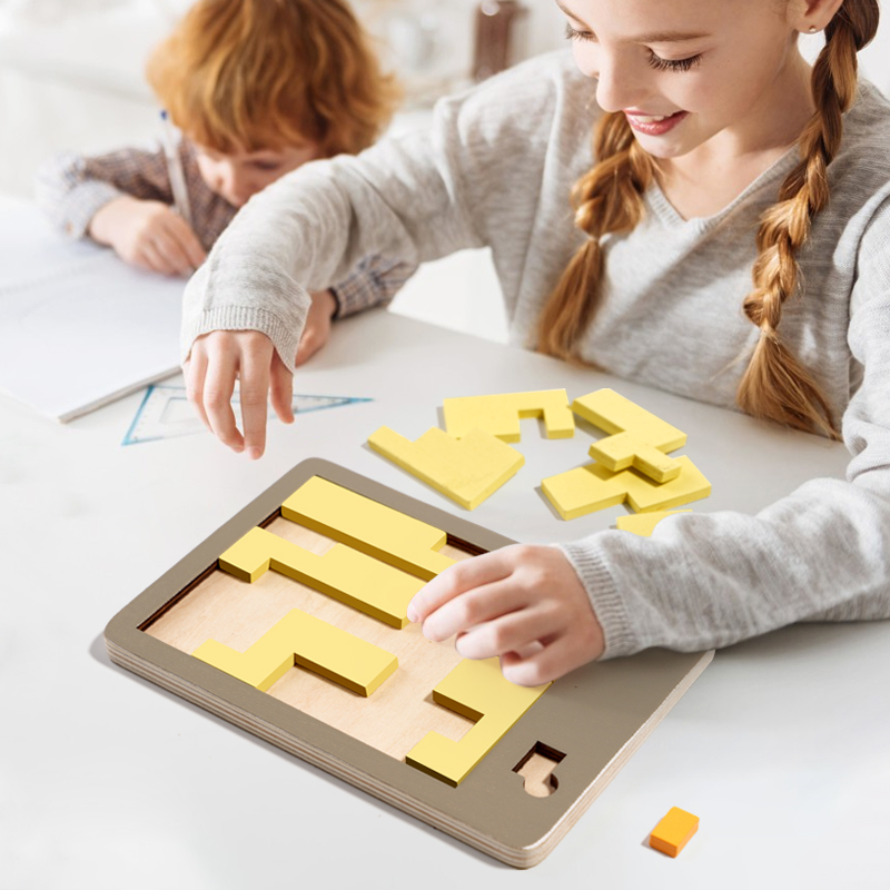 Puzzles géométriques en bois d - Woodworking Game avis et prix