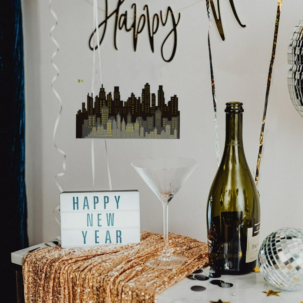Pochoir d'horizon de ville en  - Woodworking Veneer avis et prix