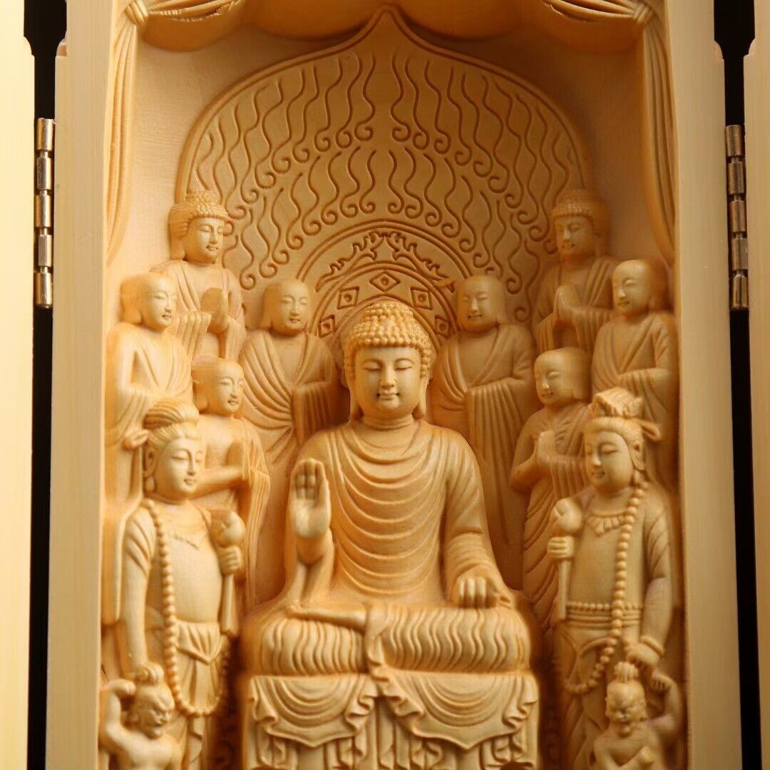 Statue de bouddha sculptée à l - Zen Woodworking avis et prix