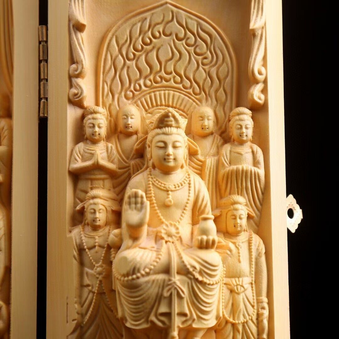Statue de bouddha sculptée à l - Zen Woodworking avis et prix